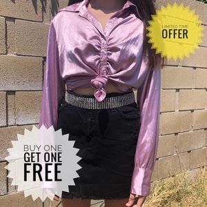 Apt. 9 Silky Millennial Blush Pink Silky Top